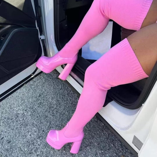 Thigh high boots