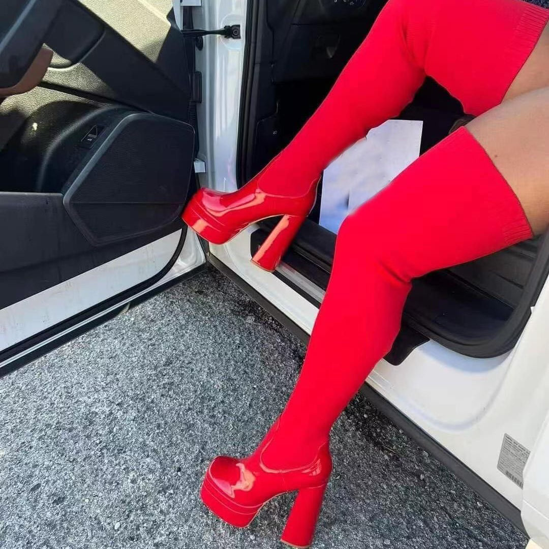Thigh high boots