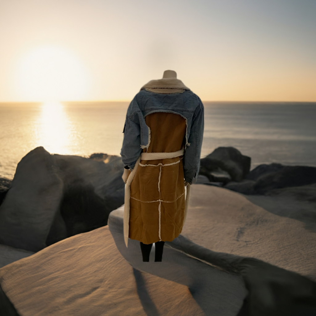 Wool jean jacket