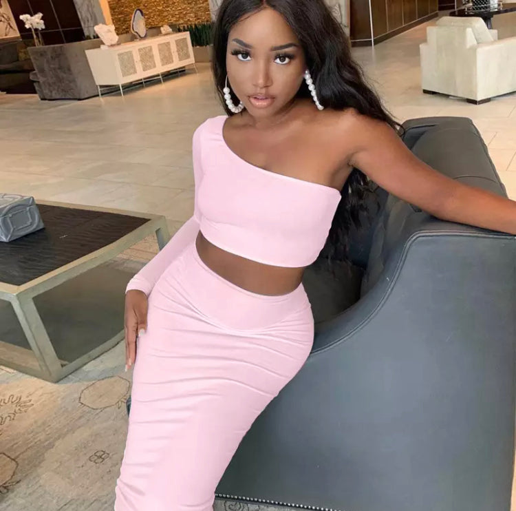Two piece skirt set