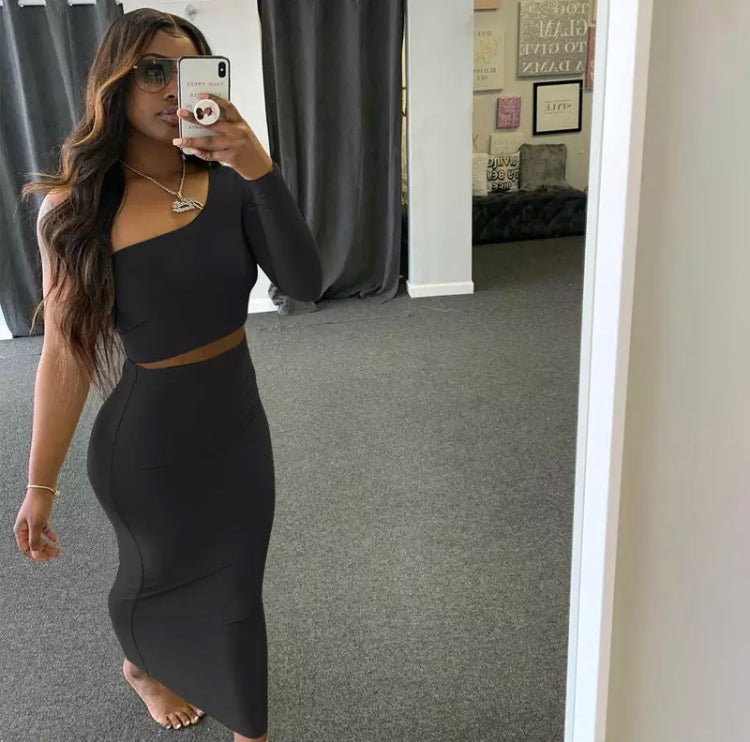 Two piece skirt set