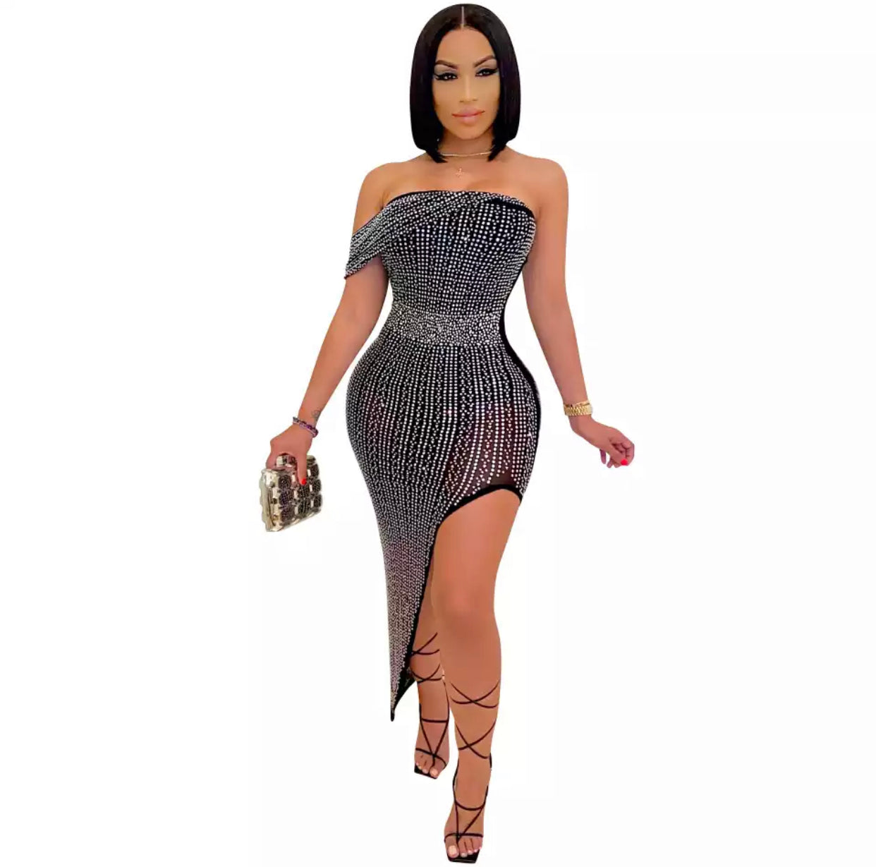 Sequin Sleeveless dress