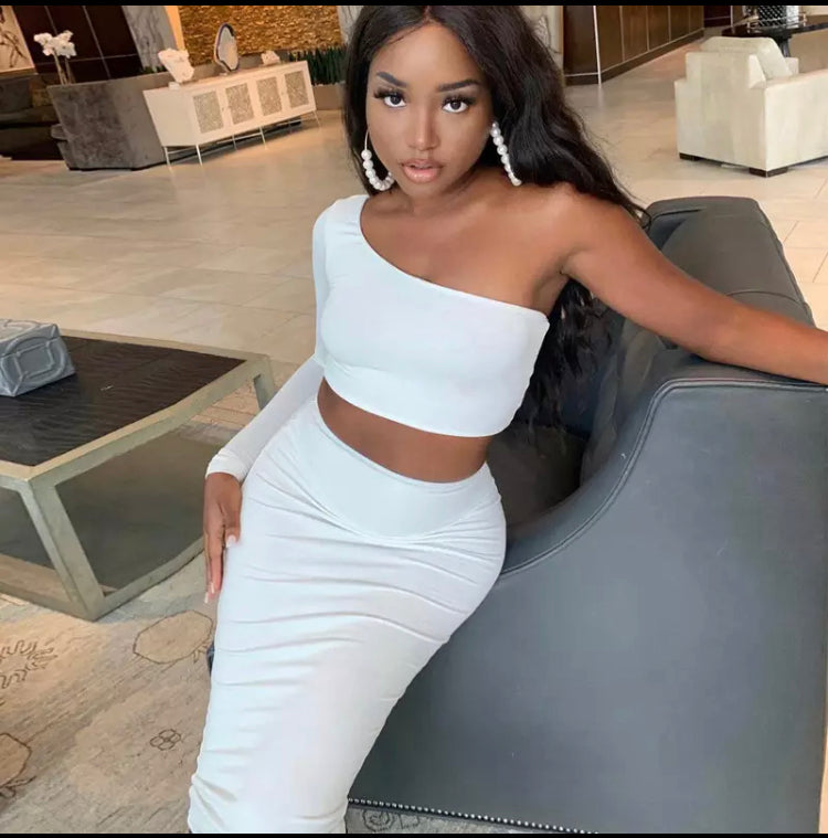 Two piece skirt set