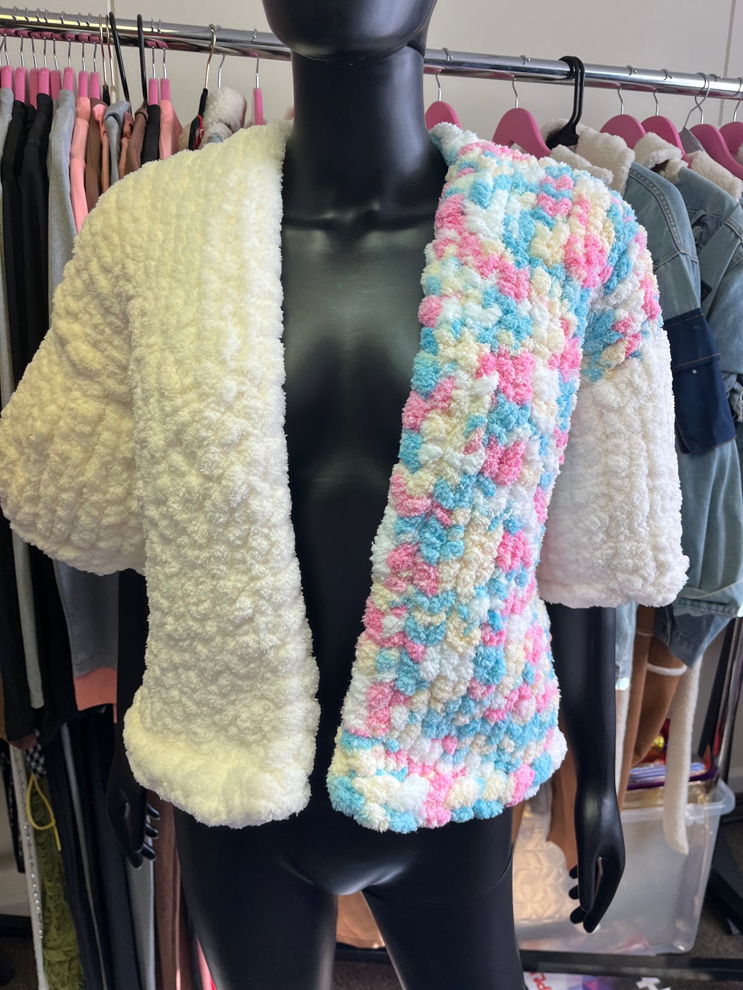 Hand made crochet jackets